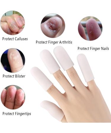 Niupiour Silicone Finger Protectors - 14 Rubber Covers for Arthritis, Trigger Finger, Pain Relief - Buy Online on GoSupps.com