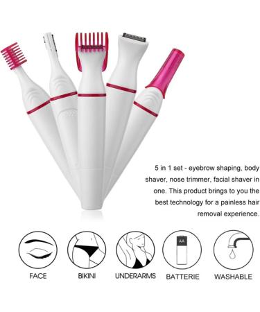 Buy Eyebrow Trimmers & Pain-Free Facial Hair Removers for Women | Electric Hair Removal for Body Face & Chin - Buy Online on GoSupps.com