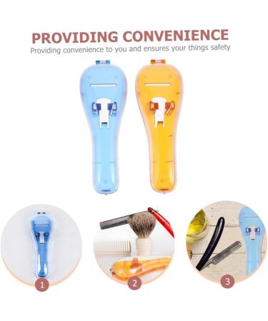 Plafope Razor Storage Box - Travel Case Holder for Men's Razors & Shavers | 2-Pack Durable Organizers - Buy Online on GoSupps.com