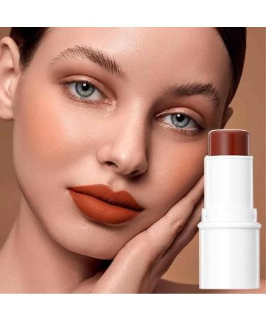 Multi Stick Waterproof Creamy Stick Blush Makeup Creamy Texture Highlighting Shade Makeup for 05# Coral Red - Buy Online on GoSupps.com