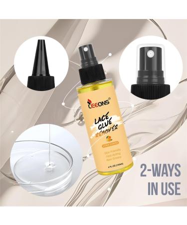 Fast Acting Lace Remover Spray 4OZ/120ML - Safe Residue Solution for Wigs Extensions & Hair Systems - No Harsh Solvents - Buy Online on GoSupps.com