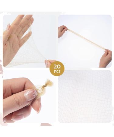 Prouskey 20pcs Blonde Hair Nets for Women - Invisible Elastic Mesh Bun Holder for Ballet, Dance, Nurse, Wig Fixing - Buy Online on GoSupps.com