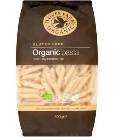  Doves Farm Doves Farm | Organic Brown Rice Penne Pasta | 5 x 500g (UK) - Buy Online on GoSupps.com