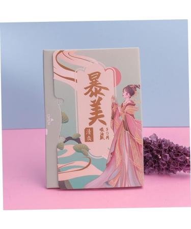 Angoily 5 Oil Blotting Paper Oil Skin Wipes Matte Blotting Paper Face Cleaning Cleansing Wipes Oil Control Facial Tissue Flax Wood Pulp Cleansing Paper Men and Women Make up - Buy Online on GoSupps.com