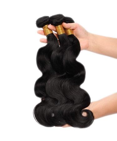 Buy Sego 16 18 20 Bundle - 10A Afro Brazilian Virgin Human Hair - 100% Unprocessed Body Wave Natural Black - Buy Online on GoSupps.com