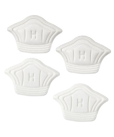 FRCOLOR 4 Pairs Follow up Girls White Shoes Black High Heels Girls Boots Sole Protector for Shoe Pad Girl Stickers Gel Heel Pads Heel Pads for Women Sports Shoes Sponge Miss Non-Slip Mat