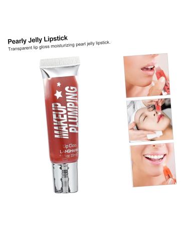 FRCOLOR 8pcs Pearl Jelly Lipstick Set - Diamond Shining Lip Oils & Hydrating Clear Lip Gloss - Fruit Oil Makeup Accessory - Buy Online on GoSupps.com