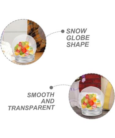 Alipis 10pcs Candy Bottle Snowglobe Diy Snow Globe Wedding Favor Dome Diy Supplies Christmas Box - Buy Online on GoSupps.com