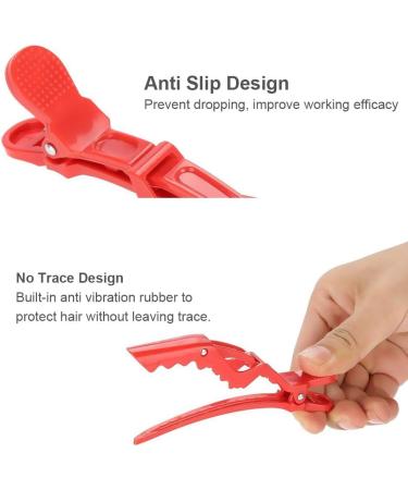Hair Clips for Women Plastic Hair Sectioning Clips - Durable Alligator Hair Clip with Non Slip Grip for Separating Strands Hairpins Salon Hair Care Styling Tools - Buy Online on GoSupps.com