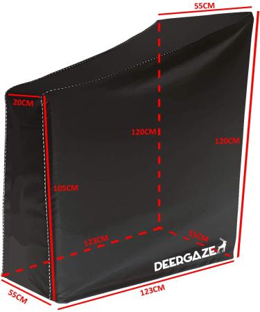 DEERGAZE Exercise Bike Cover for Indoor and Outdoor. Stationary or Peloton Spin Bicycle Waterproof Cover for Home - Buy Online on GoSupps.com
