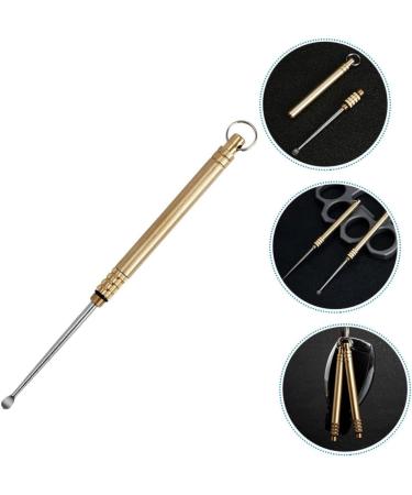 Titanium Alloy Ear Spoon Tool for Ear Cleaning - Golden Ear Picks for Earwax Removal and Ear Care - Buy Online on GoSupps.com