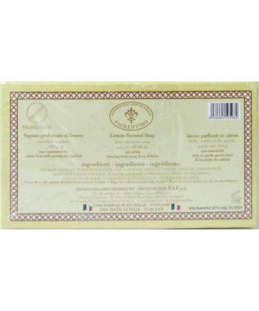 Fresh Lemon Scented Italian Soap - Luxurious 10.5 oz Bar for Refreshing Cleanliness | Shop Internationally - Buy Online on GoSupps.com