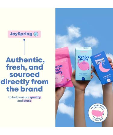 JoySpring Vitamin D3 Kids Drops with K2 Liquid Supplement for Calcium Absorption & Joint Health 360 Servings (2 fl oz) Vitamin D Kids Ages 3-18 Unflavored 2 Fl Oz (Pack of 1) - Buy Online on GoSupps.com