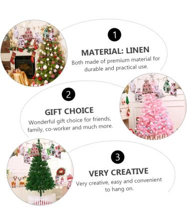 CIYODO 1 Set Christmas Bag Storage Bags Christmas Goodie Bag Creative Candy Packing Bag Christmas Bag - Buy Online on GoSupps.com