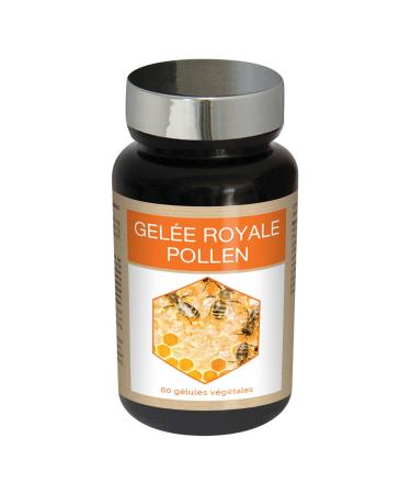 NUTRIEXPERT - Royal Jelly Pollen, VitaminC - Supports Natural Defenses - Promotes Vitality, Reduces Fatigue - Contributes to the Immune System - 60 Vegetable Capsules