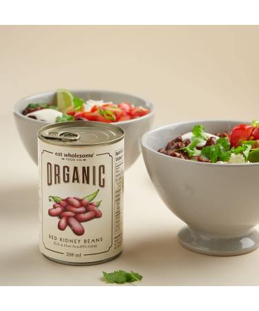 Buy Eat Wholesome Organic Red Kidney Beans - 400g (Pack of 12) | International Shipping Available - Buy Online on GoSupps.com