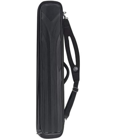 LUCASI Tournament Pro 4x8 Pool Cue Case - Carbon Black 4x8 with Jump Break Extensions and Extra Shaft - Buy Online on GoSupps.com