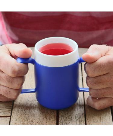 Ornamin 815 Two Handled Mug 140ml Blue | Drinking Aid Feeding Cup Thermal Mug - Buy Online on GoSupps.com