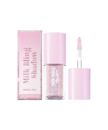 G n rique Long-lasting high-adherence glittery liquid eyeshadow with a precise finish and shimmering effect 2ml Crystal Pink
