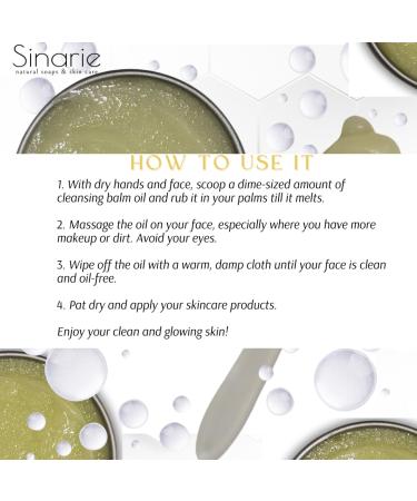 Natural Facial Cleansing Balm Oil (1.3 oz) Soothing Tea Tree & Ylang Ylang | International Shipping Available - Buy Online on GoSupps.com