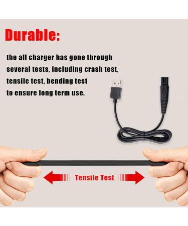 Charger Replacement for Philips Norelco QP2724/90 QP2834/70 S5880/81 MG9520/50 MG7910/49 - USB Power Cable for Electric Trimmers & Razors | 5V Fast Charging - Buy Online on GoSupps.com
