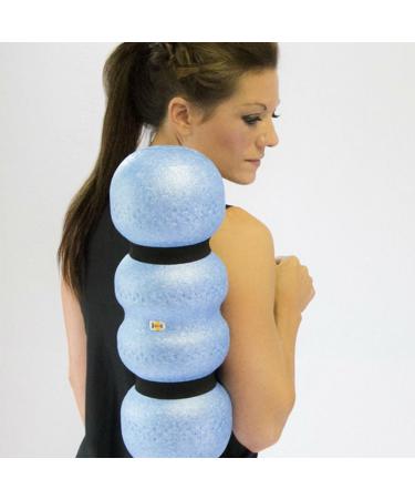 Rollga Flexibility & Muscle Recovery Foam Roller | 18 Medium Density - Royal Blue | Back & Neck Massage, Exercise Tool - Buy Online on GoSupps.com