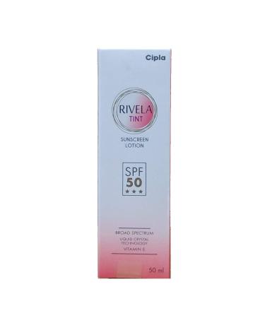 Cipla Rivela Tint SPF50 Sunscreen Lotion 50Ml by Cipla - Buy Online on GoSupps.com