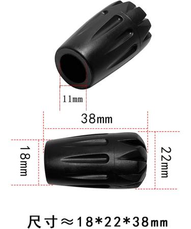 Buy 8-Piece Nordic Walking Sticks Rubber Buffers - Durable Stoppers for Trekking on Asphalt Gravel & Mountains - Buy Online on GoSupps.com