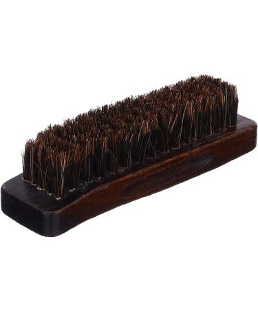 Shoe Brush Wooden Handle Natural Mane Horsehair Shoe Polish Polishing Cleaning Brush Tool Household Cleaning Brush Onecolor - Buy Online on GoSupps.com
