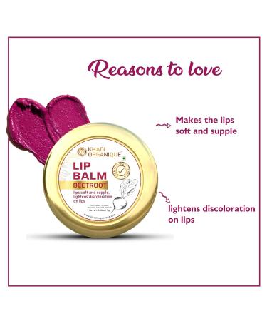 Generic VIVA Herbal Beetroot Lip Balm for Dry Damaged & Chapped Lips | Hydrating & Nourishing Lip Balm Enriched with Cocoa Butter Shea Butter & Essential Oils for Pink Glossy & Soft Lips - 5gm - Buy Online on GoSupps.com