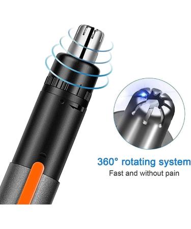 Mini Ear Nose Hair Trimmer - Portable USB Rechargeable Trimmer for Men & Women | Stylish Black Design - Buy Online on GoSupps.com