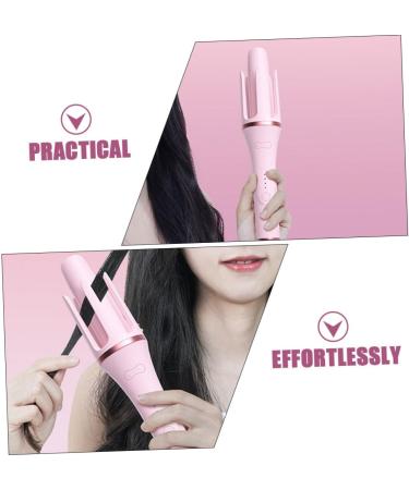 TOVINANNA 3pcs Straightener Hair Hair Curling Tool Abs Electric Automatic Hair Curling Wand 32.50X5.50X5.50CMx3pcs Pinkx3pcs - Buy Online on GoSupps.com