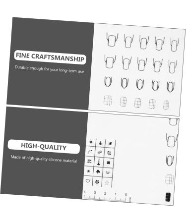 Housoutil 1pc Silicone Manicure Pad Silica Gel Tool Kit White Printing - Buy Online on GoSupps.com