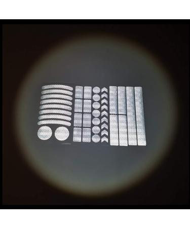 42pcs Reflective Stickers Set for Bike Helmet, Bicycle, Wheelchairs - White | Night Safety Decals for Motorbike, Scooter - Reflective Tape Included - Buy Online on GoSupps.com