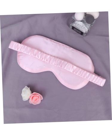 Buy Gatuida Silk Sleep Eye Mask - Adjustable Soft Blindfold for Travel & Sleeping - Smooth Pink Eye Cover - Buy Online on GoSupps.com