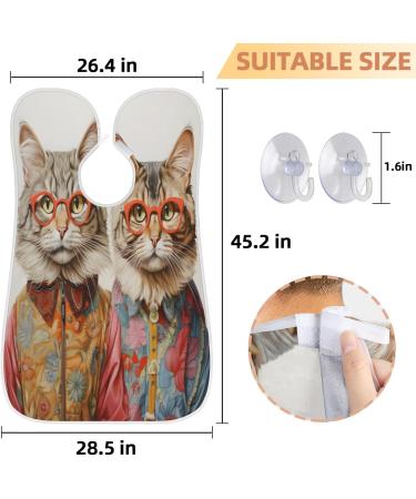 Buy Cats Beard Bib Apron - Beard Hair Catcher for Men | Perfect Father's Day & Christmas Gift - Buy Online on GoSupps.com