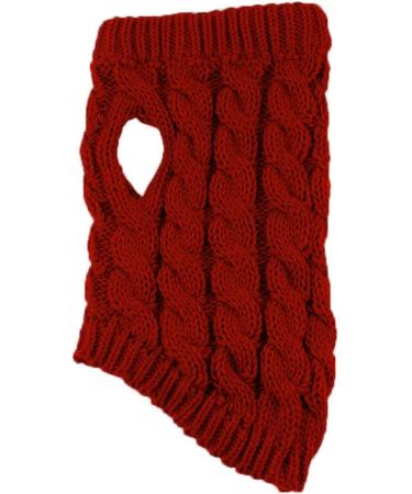 Buy PetyOung Warm Dog Sweater Vest - Soft Knitted Wool Coat for Small & Medium Dogs (Large Red) | Cozy Winter Clothing - Buy Online on GoSupps.com