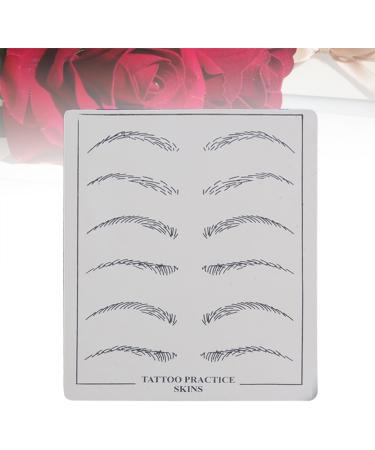 Angoily 6 Pcs Eyebrow Practice Skin Eyebrow Microblading Eye Brow Practice Skin Eyebrow Training Skin Set - Buy Online on GoSupps.com