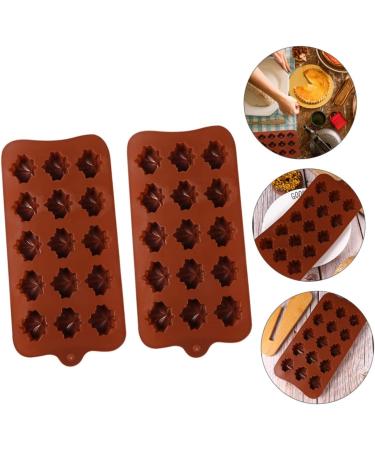HOMSFOU 6 Pcs Maple Leaf Mold Thanksgiving Fondant Molds Chocolate Thankgiving Cake Mold Fall Candy Ice Jewlery Making Supplies Silicone Baking Mold Fudge Child Chewing Gum Silica Gel - Buy Online on GoSupps.com