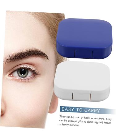 Shop Homsfou 8-Sentence Colored Contact Lenses Applicator & Eyelash Tweezers Tool Perfect Contact Lens Insertion & Storage Solution - Buy Online on GoSupps.com