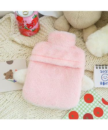 Komunj Rabbit Hot Water Bottle with Cover - 500ml Cuddly Heat Bottle for Children Removable & Washable - Buy Online on GoSupps.com