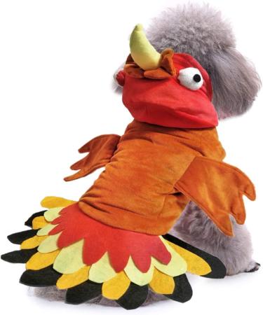 Turkey Dog Costume for Thanksgiving - BWOGUE Pet Apparel for Dogs and Cats (Size M) - Buy Online on GoSupps.com