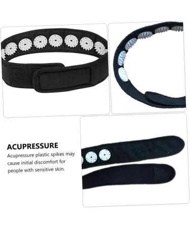 Gleavi Wireless Head Massage Device - 2 Set Acupressure Belts & Neck Massager - Deep Relaxation & Pain Relief - Buy Online on GoSupps.com