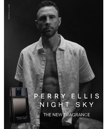 Perry Ellis Night Sky - Men's Cologne - 3.4 fl oz Eau de Toilette - bergamot anise pear fig geranium lavender fir balsam vanilla vetiver sandalwood - Buy Online on GoSupps.com