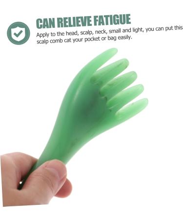 Frcolor 4-Piece Hair Comb Massager Set - Jade Gua Sha & Beeswax Scraping Tools for Pain Relief - Buy Online on GoSupps.com