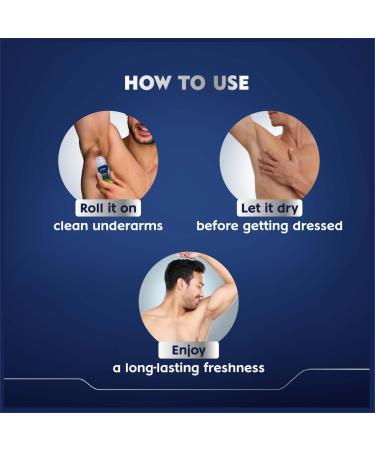  NIVEA Nivea Men Fresh Power Roll-On Deodorant 50ml - Buy Online on GoSupps.com