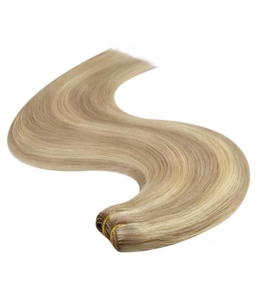 Youngsee Real Hair Tress - 45cm Blonde Weaving Extensions | Remy #16/22 | Quality Double Weft Hair Wefts for Effortless Styling - Buy Online on GoSupps.com