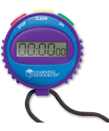 Learning Resources Simple 3 Button Stopwatch for Science Investigations and Math Exercises | Ages 5 - Buy Online on GoSupps.com