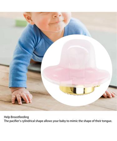 Personalized Heart-Shaped Baby Schnuller - Shiny Pink Glitter Crystal Pacifier for Girls | Luxurious Newborn Gift - Buy Online on GoSupps.com