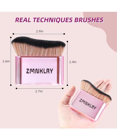 Self Tanner Brush - Kabuki Brush for Perfect Tanning Application | Rose Gold Makeup Brush for Self Tan & Sunscreen - Buy Online on GoSupps.com
